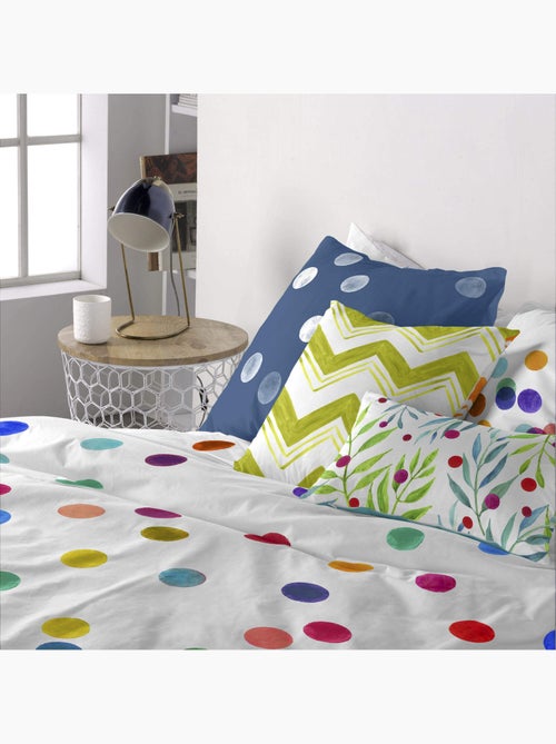 Housse de coussin Confetti "Happyfriday" - Kiabi