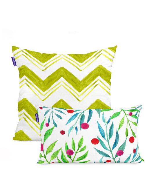 Housse de coussin Confetti "Happyfriday" - Kiabi