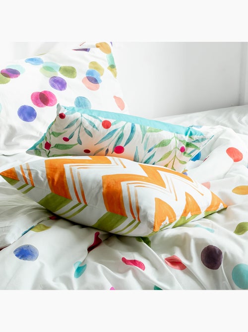 Housse de coussin Confetti "Happyfriday" - Kiabi