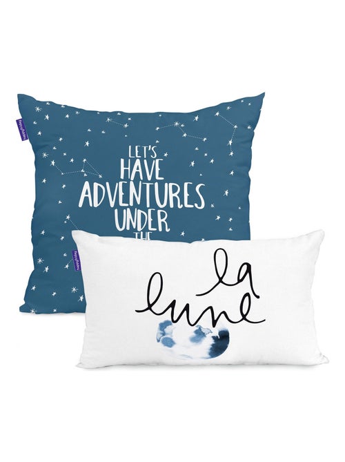 Housse de coussin Constellation "Happyfriday" - Kiabi