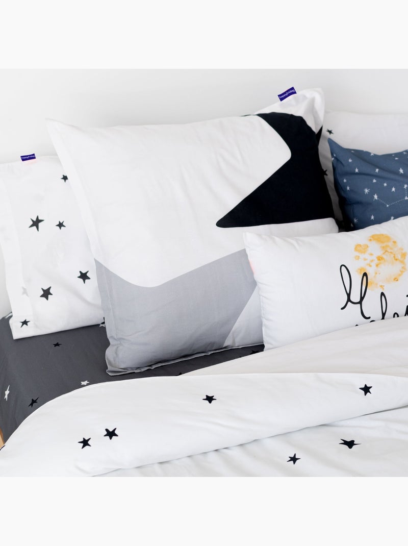 Housse de coussin Constellation "Happyfriday" Blanc - Kiabi