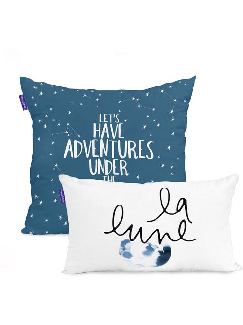 Housse de coussin Constellation "Happyfriday" - Kiabi