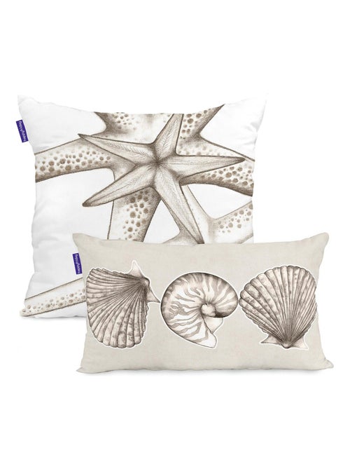 Housse de coussin Coral reef "Happyfriday" - Kiabi