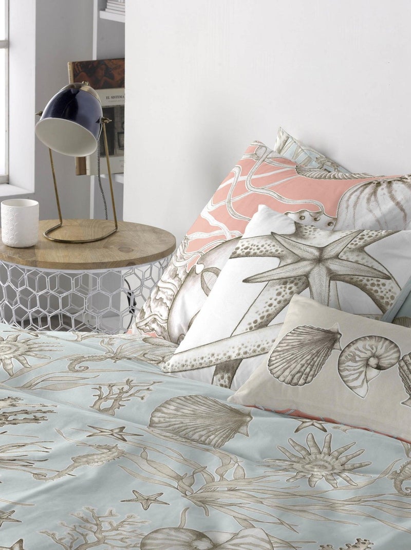Housse de coussin Coral reef "Happyfriday" Blanc - Kiabi