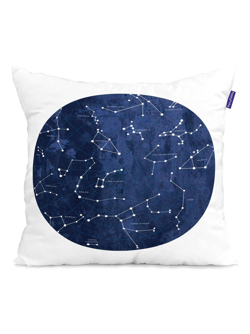 Housse de coussin Cosmos "Happyfriday" Blanc - Kiabi