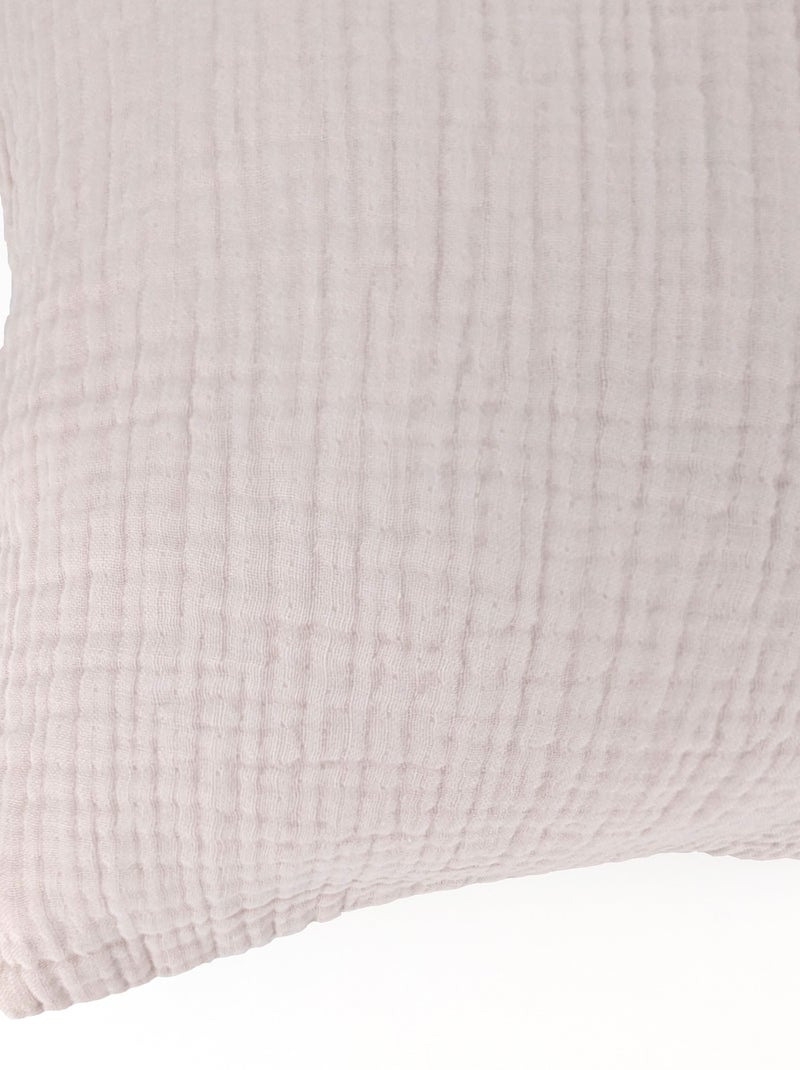 Housse de coussin coton collection PAROS Beige grès - Kiabi