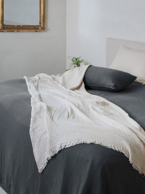 Housse de coussin coton collection PAROS - Kiabi