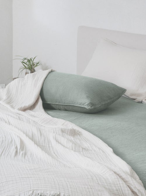 Housse de coussin coton collection PAROS - Kiabi