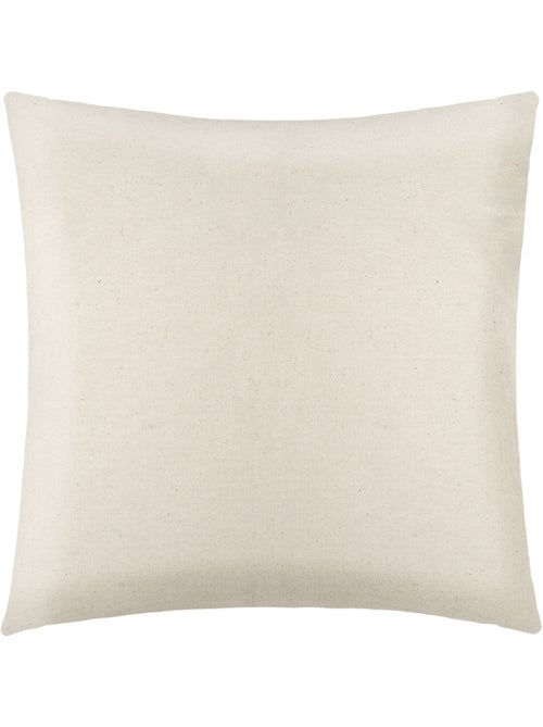 Housse de coussin coton et chenille CHIARA - Kiabi