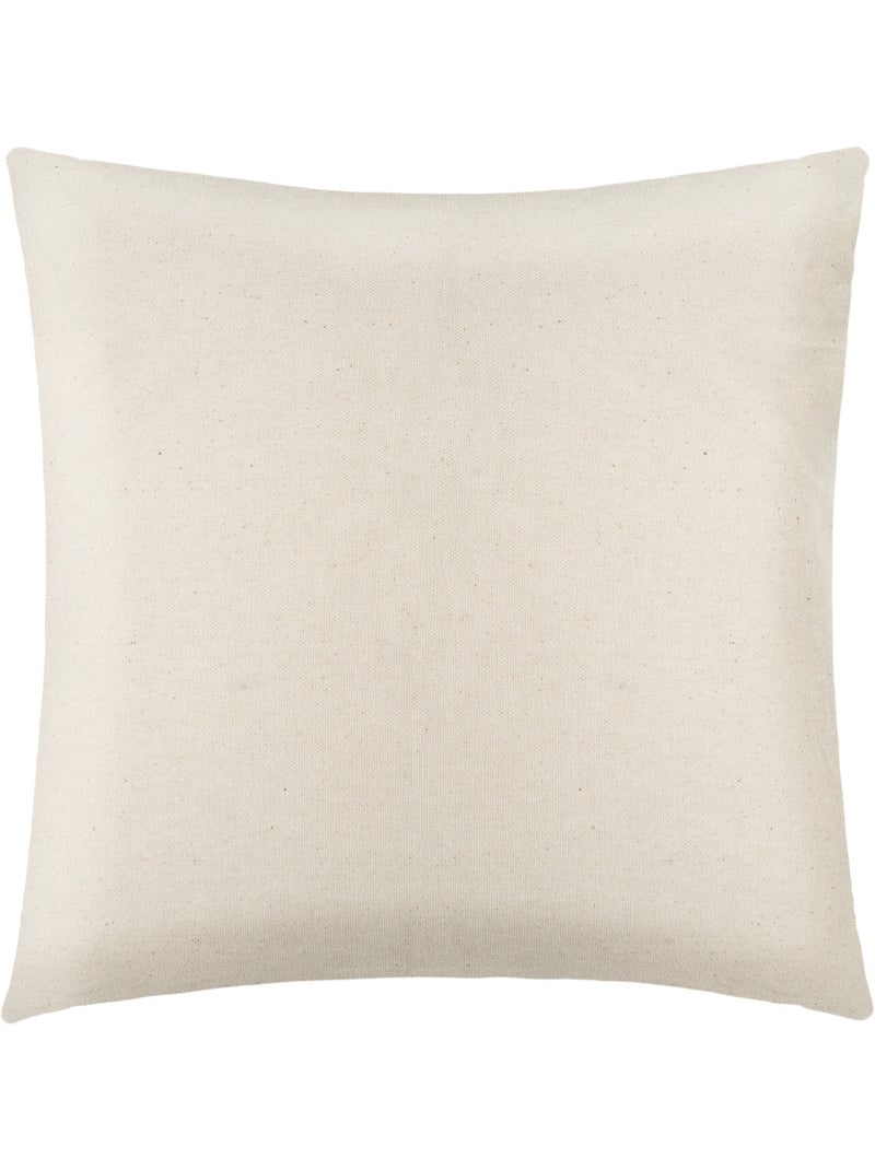 Housse de coussin coton et chenille CHIARA Vert foncé - Kiabi