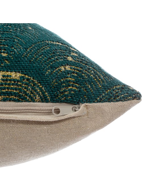 Housse de coussin coton et chenille CHIARA - Kiabi