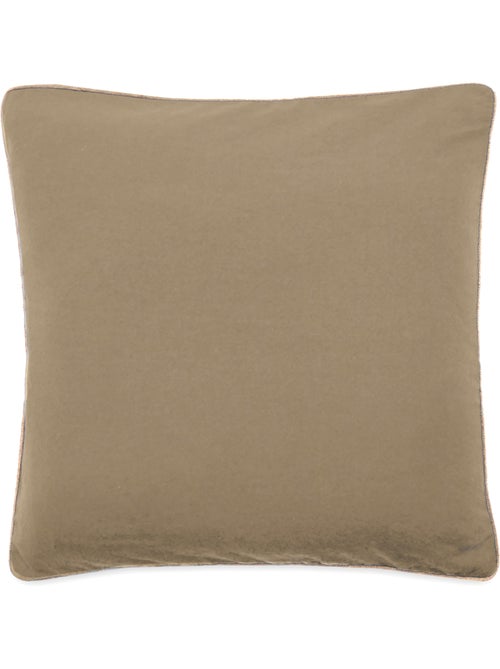 Housse de coussin coton lavé HONO DÉCO - Kiabi Housse de coussin coton lavé HONO DÉCO - Kiabi