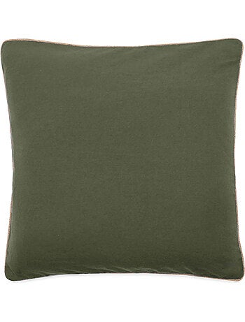 Housse de coussin coton lavé HONO DÉCO