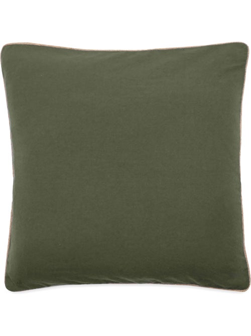 Housse de coussin coton lavé HONO DÉCO - Kiabi Housse de coussin coton lavé HONO DÉCO - Kiabi