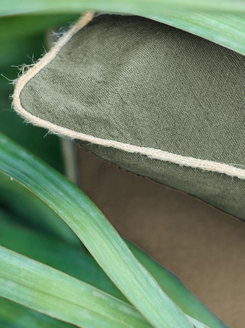 Housse de coussin coton lavé HONO DÉCO - Kiabi Housse de coussin coton lavé HONO DÉCO - Kiabi