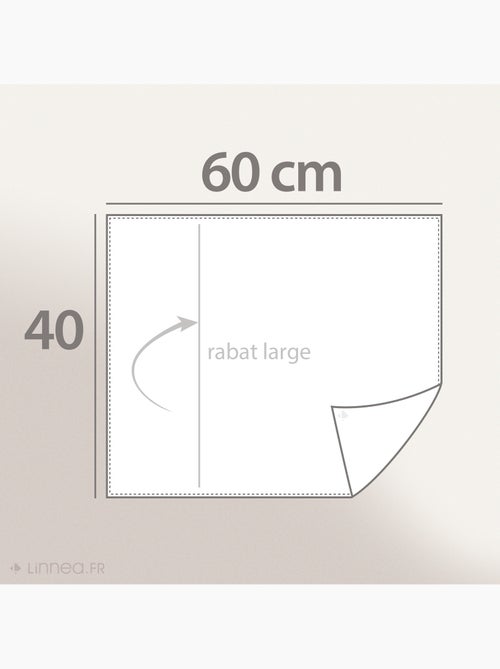 Housse de coussin coton lavé HONO DÉCO - Kiabi Housse de coussin coton lavé HONO DÉCO - Kiabi