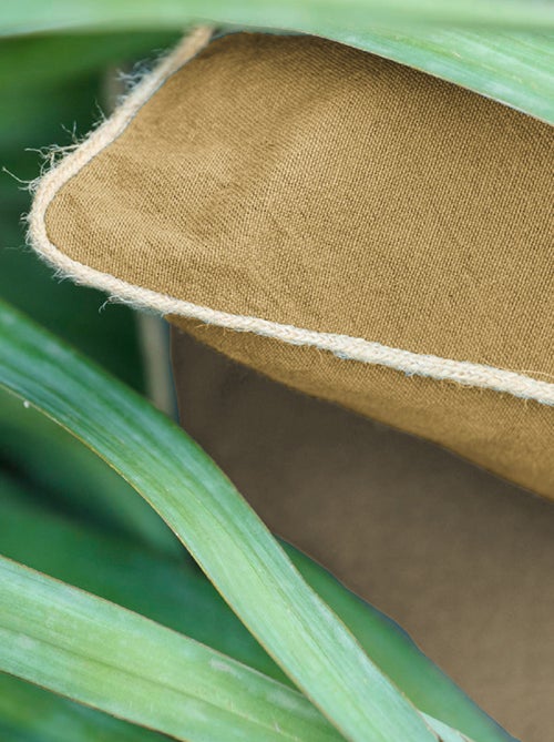 Housse de coussin coton lavé HONO DÉCO - Kiabi