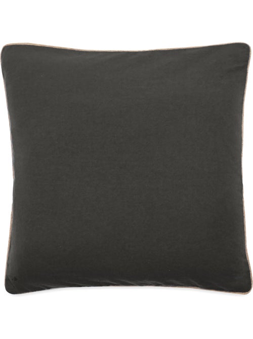 Housse de coussin coton lavé HONO DÉCO - Kiabi