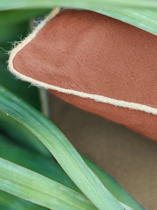 Housse de coussin coton lavé HONO DÉCO - Kiabi