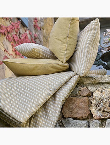 Housse de coussin coton lavé LILI DÉCO