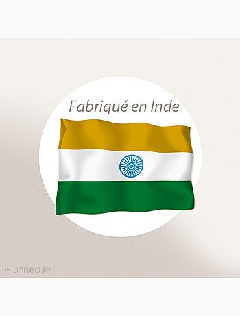 Housse de coussin coton lavé LILI DÉCO