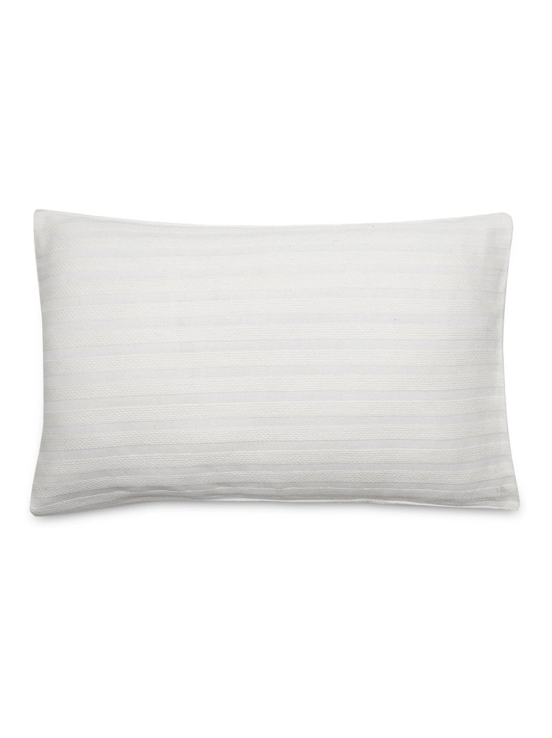 Housse de coussin coton SILOE Blanc - Kiabi
