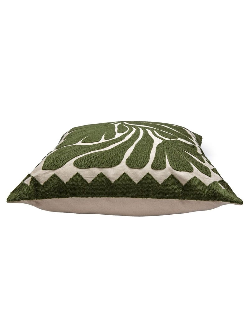 Housse de coussin coton Vert - Kiabi