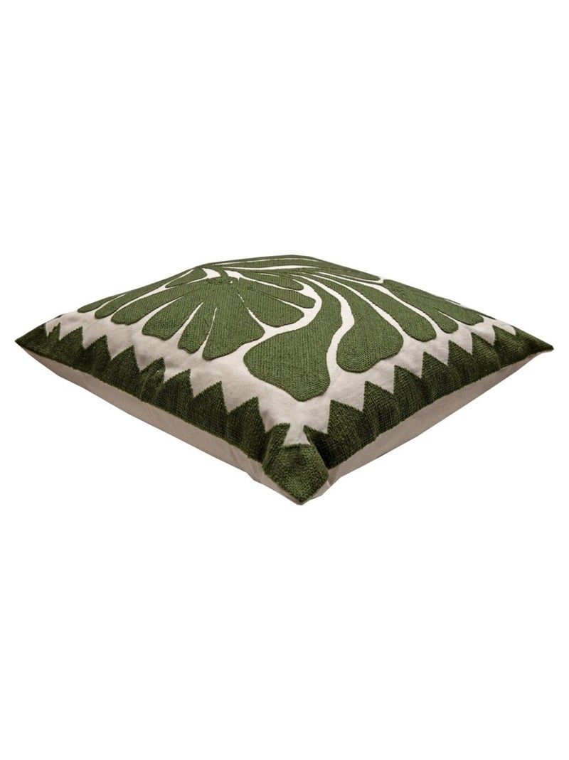Housse de coussin coton Vert - Kiabi