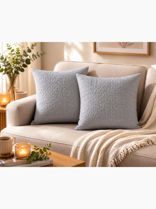 Housse de coussin cottage charmant - Kiabi