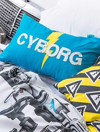 Housse de coussin Cyborg "Happyfriday