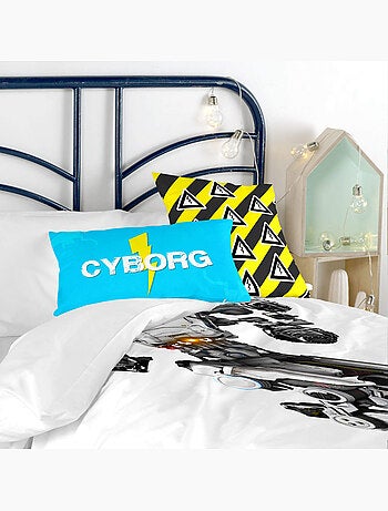Housse de coussin cyborg "happyfriday