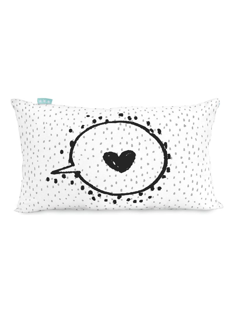 Housse de coussin Daddy bear "Happyfriday" Blanc - Kiabi
