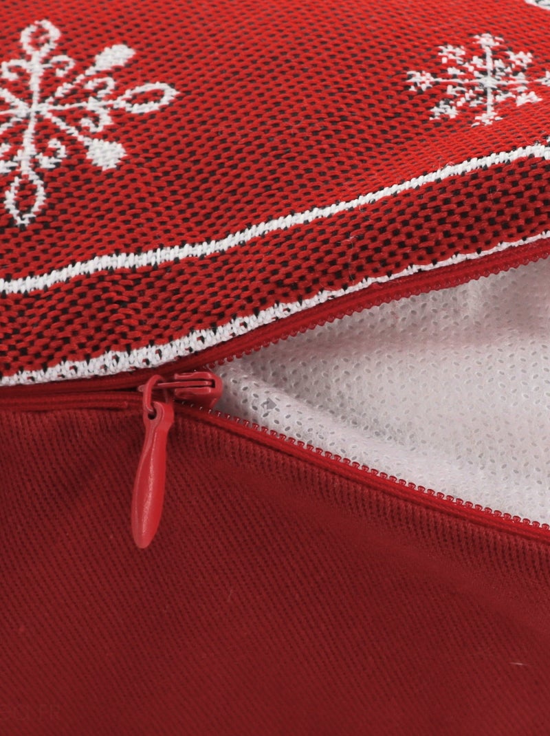 Housse de coussin DADDY Rouge - Kiabi