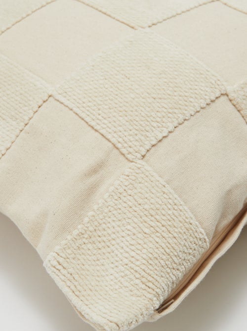 Housse de coussin 'damier' - Kiabi Home - Kiabi