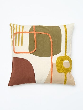 Housse de coussin 'damier'