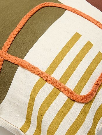 Housse de coussin 'damier'