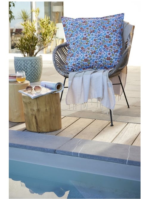 Housse de coussin DANAÉ déperlante et anti-UV - Kiabi