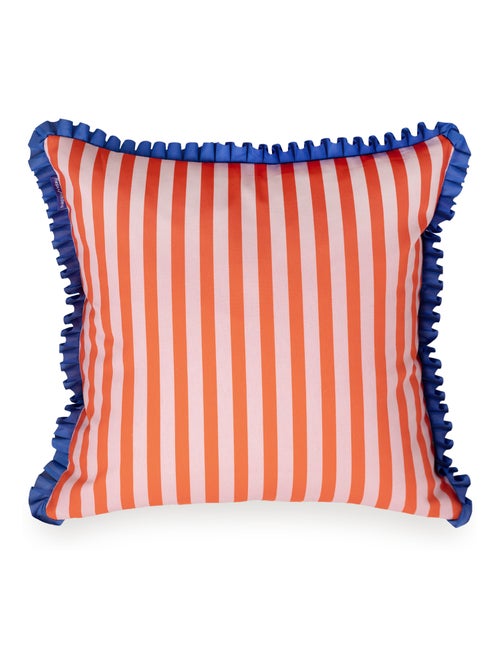 Housse de coussin décoratif Bloom play "Happyfriday" - Kiabi