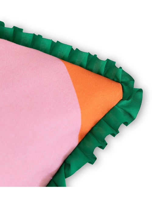 Housse de coussin décoratif Color pop "Happyfriday" - Kiabi