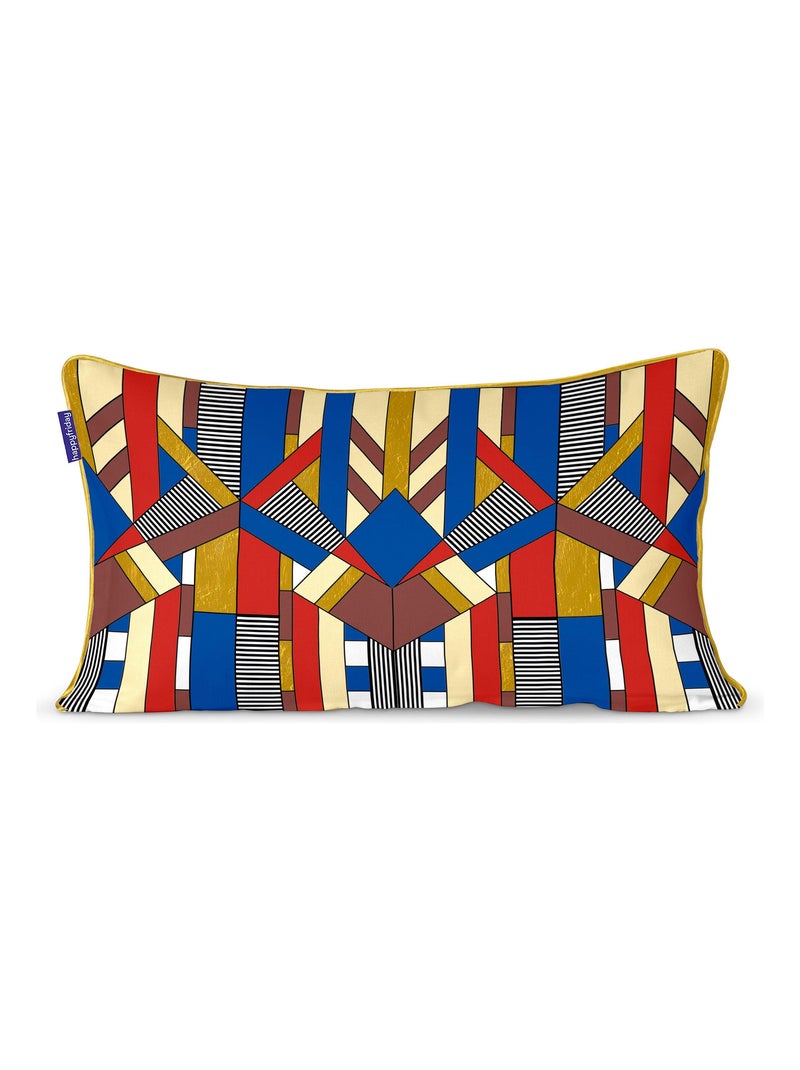 Housse de coussin décoratif Corbusier "Happyfriday" Blanc - Kiabi