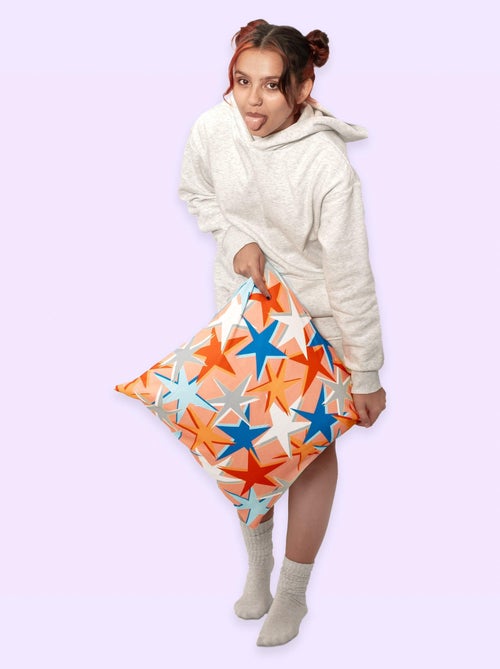 Housse de coussin décoratif Do it "Happyfriday" - Kiabi
