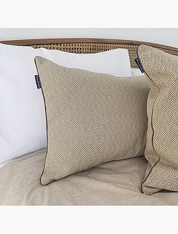 Housse de coussin décoratif Herringbone "Happyfriday