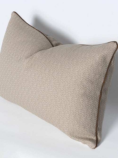 Housse de coussin décoratif Herringbone "Happyfriday" - Kiabi