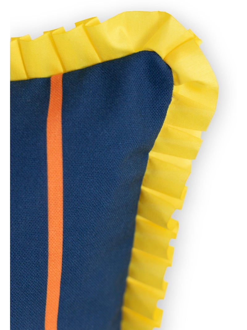 Housse de coussin décoratif Joyful lines "Happyfriday" Multicolore - Kiabi