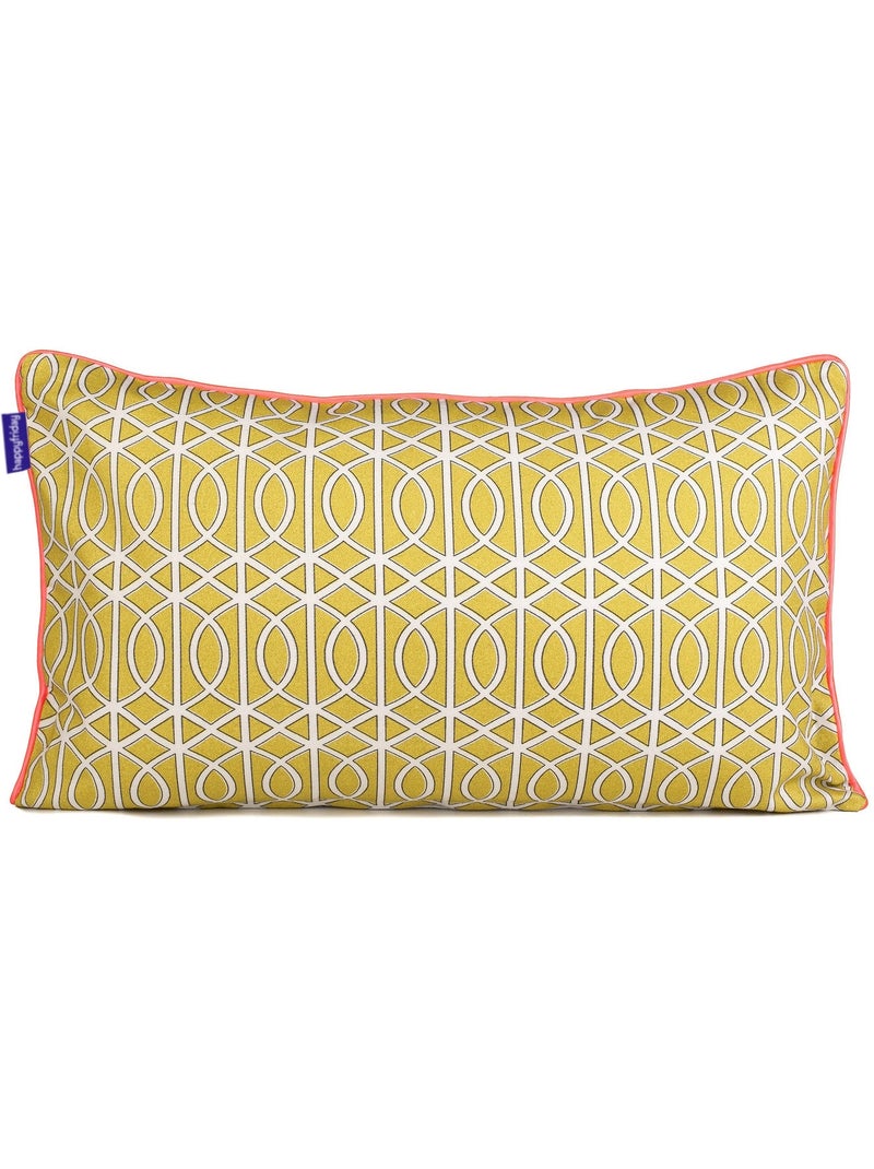 Housse de coussin décoratif Shimmer "Happyfriday" Blanc - Kiabi