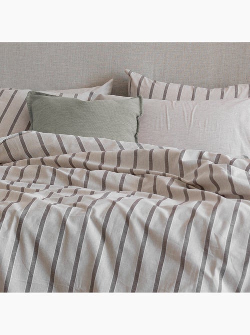 Housse de coussin décoratif Twill "Happyfriday" - Kiabi