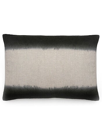 Housse de coussin DEEPALI DECO Tie & dye en lin et coton