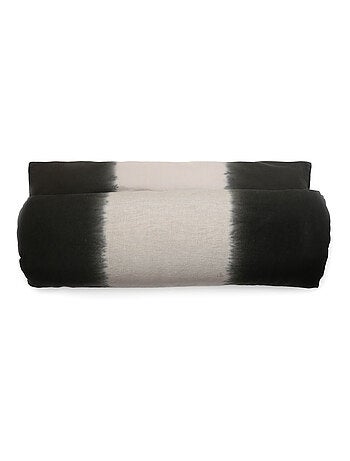 Housse de coussin DEEPALI DECO Tie & dye en lin et coton