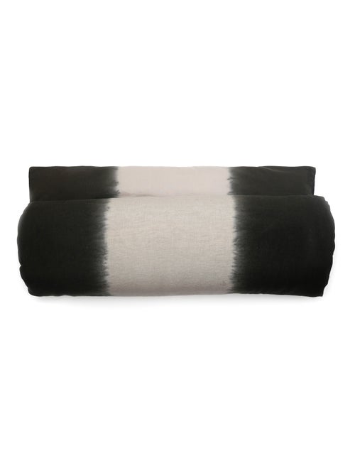 Housse de coussin DEEPALI DECO Tie & dye en lin et coton - Kiabi