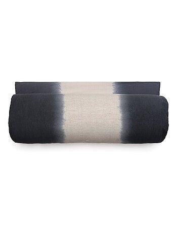 Housse de coussin DEEPALI DECO Tie & dye en lin et coton